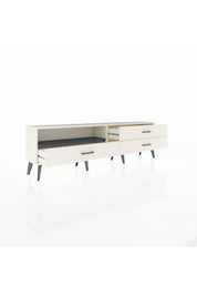 Arges TV Ünitesi Tek Raflı 3 Çekmeceli  176x30x51 Aytaşı-Antrasit/Aytaşı