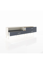 Arges TV Ünitesi Tek Raflı 3 Çekmeceli  176x30x51 Aytaşı-Antrasit/Antrasit