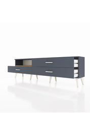 Arges TV Ünitesi Tek Raflı 3 Çekmeceli  176x30x51 Antrasit-Çam/Antrasit