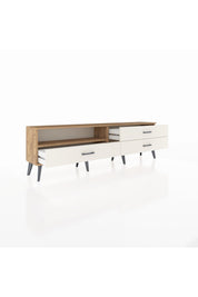 Arges TV Ünitesi Tek Raflı 3 Çekmeceli  176x30x51 Çam-Çam/Aytaşı