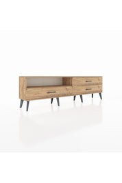 Arges TV Ünitesi Tek Raflı 3 Çekmeceli  176x30x51 Çam-Çam/Çam