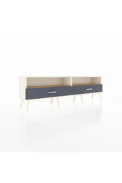 Arges TV Ünitesi 2 Raflı 2 Çekmeceli  176x30x51 Aytaşı-Çam/Antrasit