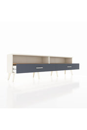 Arges TV Ünitesi 2 Raflı 2 Çekmeceli  176x30x51 Aytaşı-Çam/Antrasit