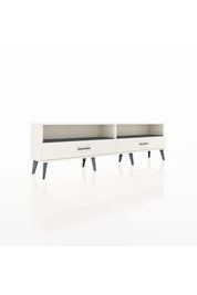 Arges TV Ünitesi 2 Raflı 2 Çekmeceli  176x30x51 Aytaşı-Antrasit/Aytaşı