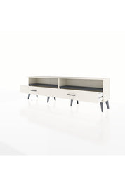 Arges TV Ünitesi 2 Raflı 2 Çekmeceli  176x30x51 Aytaşı-Antrasit/Aytaşı