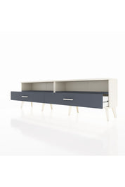 Arges TV Ünitesi 2 Raflı 2 Çekmeceli  176x30x51 Aytaşı-Antrasit/Antrasit