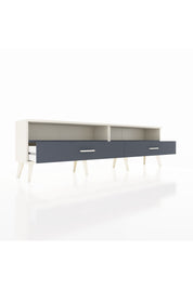 Arges TV Ünitesi 2 Raflı 2 Çekmeceli  176x30x51 Aytaşı-Antrasit/Antrasit