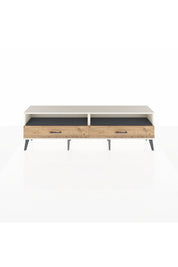 Arges TV Ünitesi 2 Raflı 2 Çekmeceli  176x30x51 Aytaşı-Antrasit/Çam