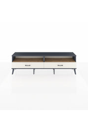 Arges TV Ünitesi 2 Raflı 2 Çekmeceli  176x30x51 Antrasit-Çam/Aytaşı