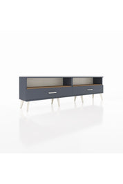 Arges TV Ünitesi 2 Raflı 2 Çekmeceli  176x30x51 Antrasit-Çam/Antrasit