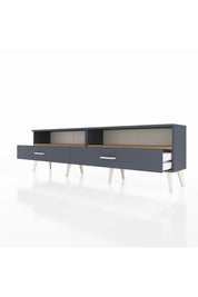 Arges TV Ünitesi 2 Raflı 2 Çekmeceli  176x30x51 Antrasit-Çam/Antrasit