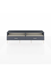 Arges TV Ünitesi 2 Raflı 2 Çekmeceli  176x30x51 Antrasit-Aytaşı/Antrasit