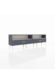 Arges TV Ünitesi 2 Raflı 2 Çekmeceli  176x30x51 Antrasit-Aytaşı/Antrasit