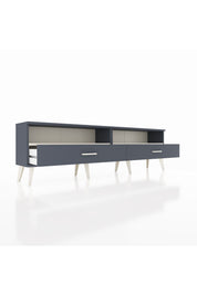 Arges TV Ünitesi 2 Raflı 2 Çekmeceli  176x30x51 Antrasit-Aytaşı/Antrasit