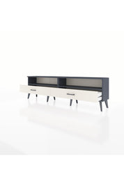 Arges TV Ünitesi 2 Raflı 2 Çekmeceli  176x30x51 Antrasit-Antrasit/Aytaşı