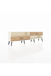 Arges TV Ünitesi Tek Raflı 2 Çekmeceli  176x30x51 Aytaşı-Aytaşı/Çam