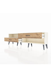 Arges TV Ünitesi Tek Raflı 2 Çekmeceli  176x30x51 Aytaşı-Aytaşı/Çam