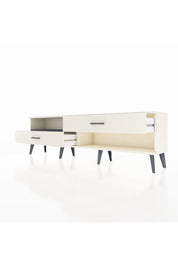 Arges TV Ünitesi Tek Raflı 2 Çekmeceli  176x30x51 Aytaşı-Antrasit/Aytaşı