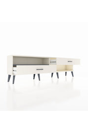 Arges TV Ünitesi Tek Raflı 2 Çekmeceli  176x30x51 Aytaşı-Antrasit/Aytaşı