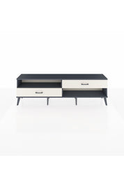 Arges TV Ünitesi Tek Raflı 2 Çekmeceli  176x30x51 Antrasit-Antrasit/Aytaşı