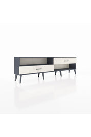 Arges TV Ünitesi Tek Raflı 2 Çekmeceli  176x30x51 Antrasit-Antrasit/Aytaşı