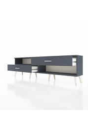 Arges TV Ünitesi Tek Raflı 2 Çekmeceli  176x30x51 Antrasit-Antrasit/Antrasit