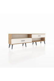 Arges TV Ünitesi Tek Raflı 2 Çekmeceli  176x30x51 Çam-Aytaşı/Aytaşı