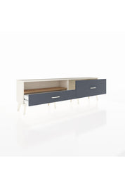 Arges TV Ünitesi Tek Raflı 2 Çekmeceli  176x30x51 Aytaşı-Çam/Antrasit