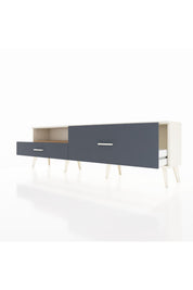 Arges TV Ünitesi Tek Raflı 2 Çekmeceli  176x30x51 Aytaşı-Çam/Antrasit