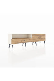 Arges TV Ünitesi Tek Raflı 2 Çekmeceli  176x30x51 Aytaşı-Çam/Çam