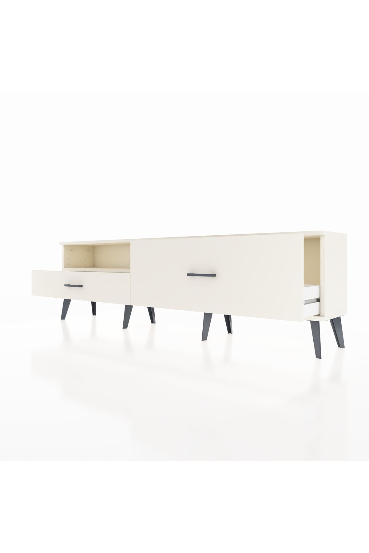 Arges TV Ünitesi Tek Raflı 2 Çekmeceli  176x30x51 Aytaşı-Aytaşı/Aytaşı