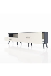 Arges TV Ünitesi Tek Raflı 2 Çekmeceli  176x30x51 Antrasit-Antrasit/Aytaşı