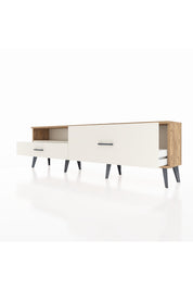 Arges TV Ünitesi Tek Raflı 2 Çekmeceli  176x30x51 Çam-Aytaşı/Aytaşı