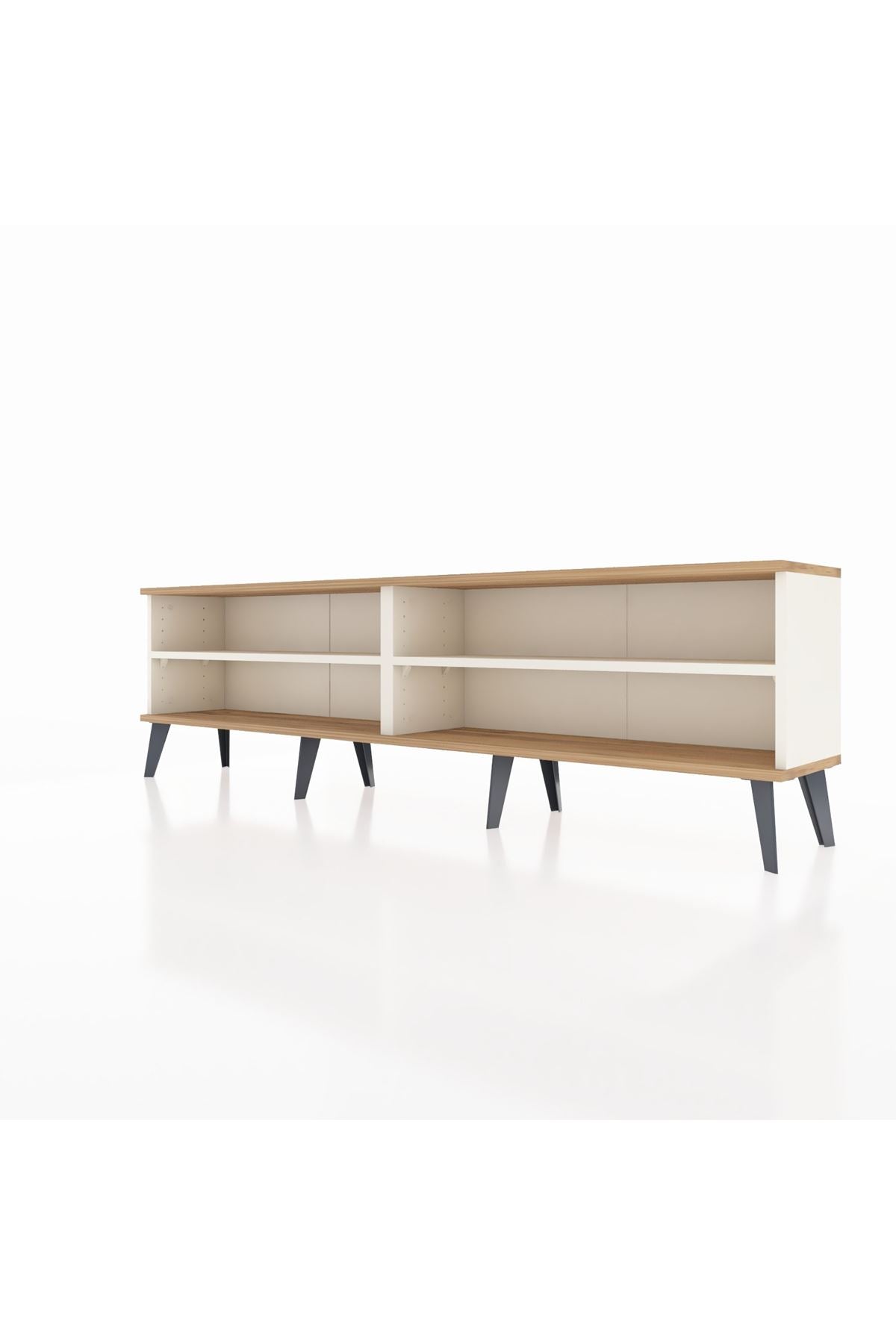 Arges TV Ünitesi 2 Raflı  176x30x51 Aytaşı-Çam/Aytaşı