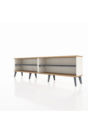 Arges TV Ünitesi 2 Raflı  176x30x51 Aytaşı-Çam/Antrasit