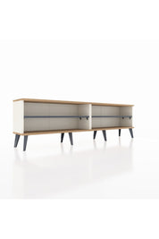 Arges TV Ünitesi 2 Raflı  176x30x51 Aytaşı-Çam/Antrasit