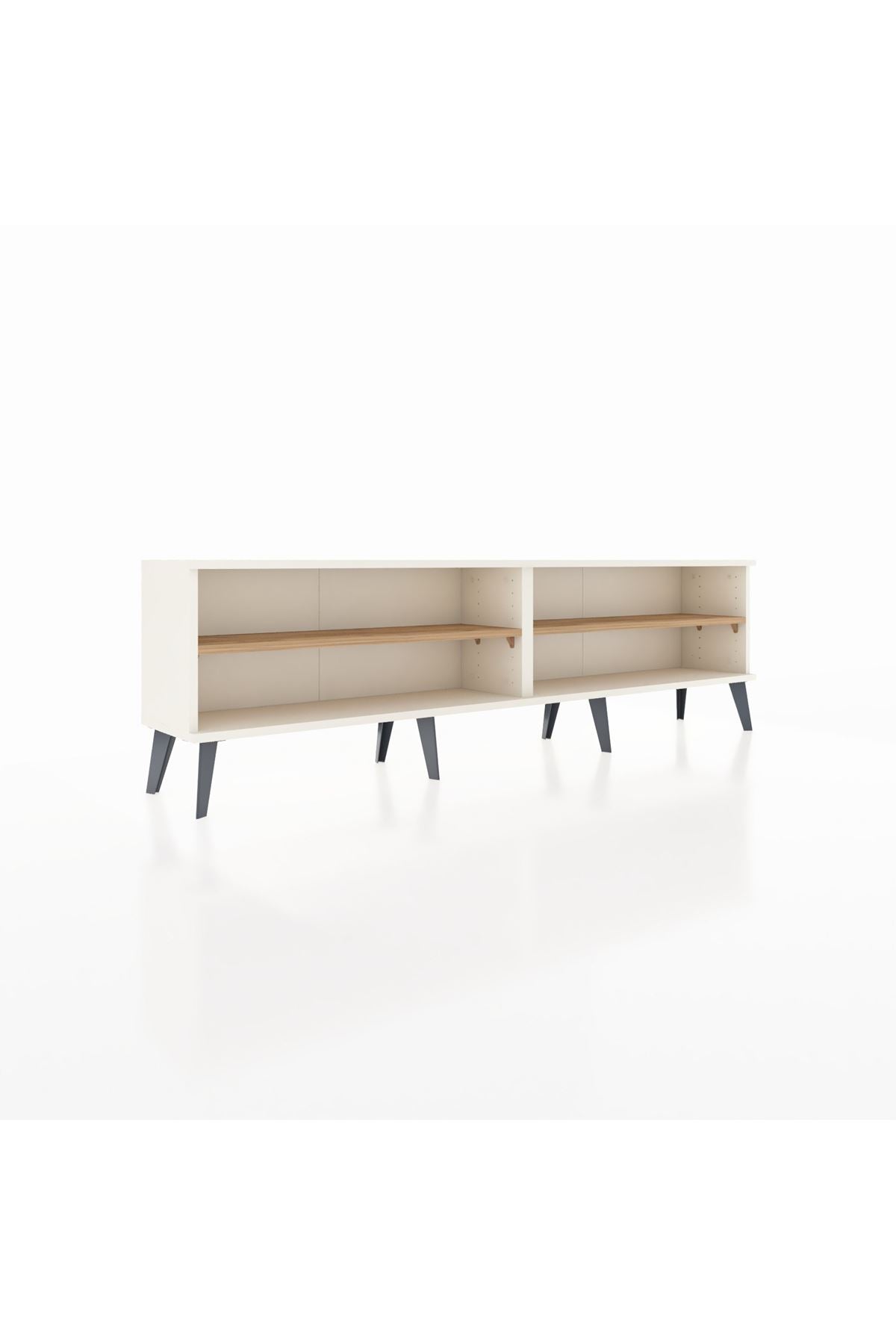 Arges TV Ünitesi 2 Raflı  176x30x51 Aytaşı-Aytaşı/Çam