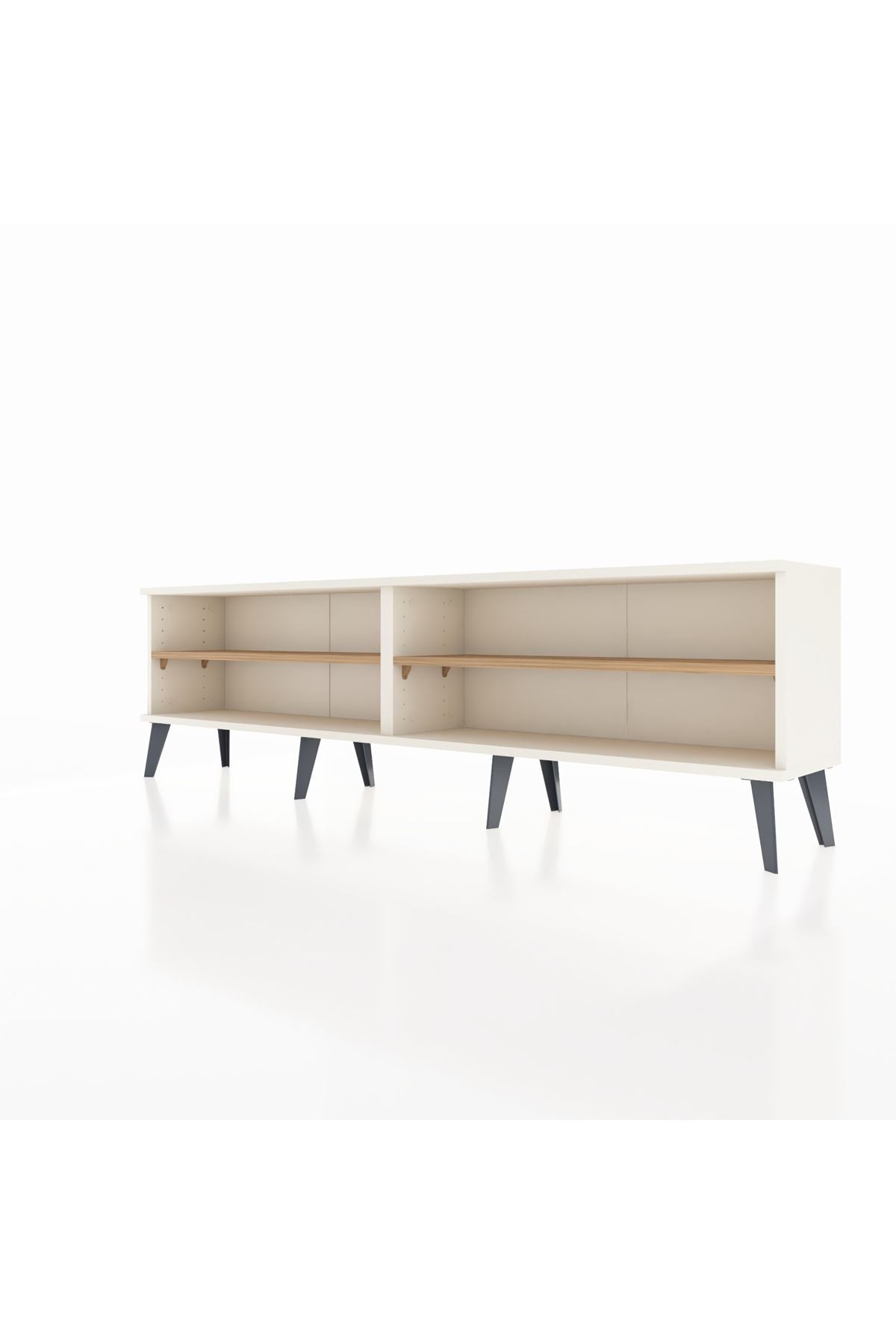 Arges TV Ünitesi 2 Raflı  176x30x51 Aytaşı-Aytaşı/Çam