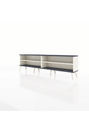 Arges TV Ünitesi 2 Raflı  176x30x51 Aytaşı-Antrasit/Aytaşı