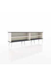 Arges TV Ünitesi 2 Raflı  176x30x51 Aytaşı-Antrasit/Aytaşı