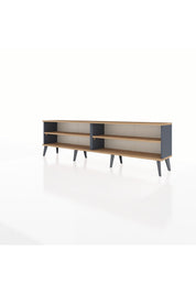 Arges TV Ünitesi 2 Raflı  176x30x51 Antrasit-Çam/Çam