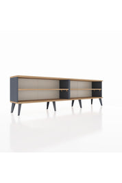 Arges TV Ünitesi 2 Raflı  176x30x51 Antrasit-Çam/Çam