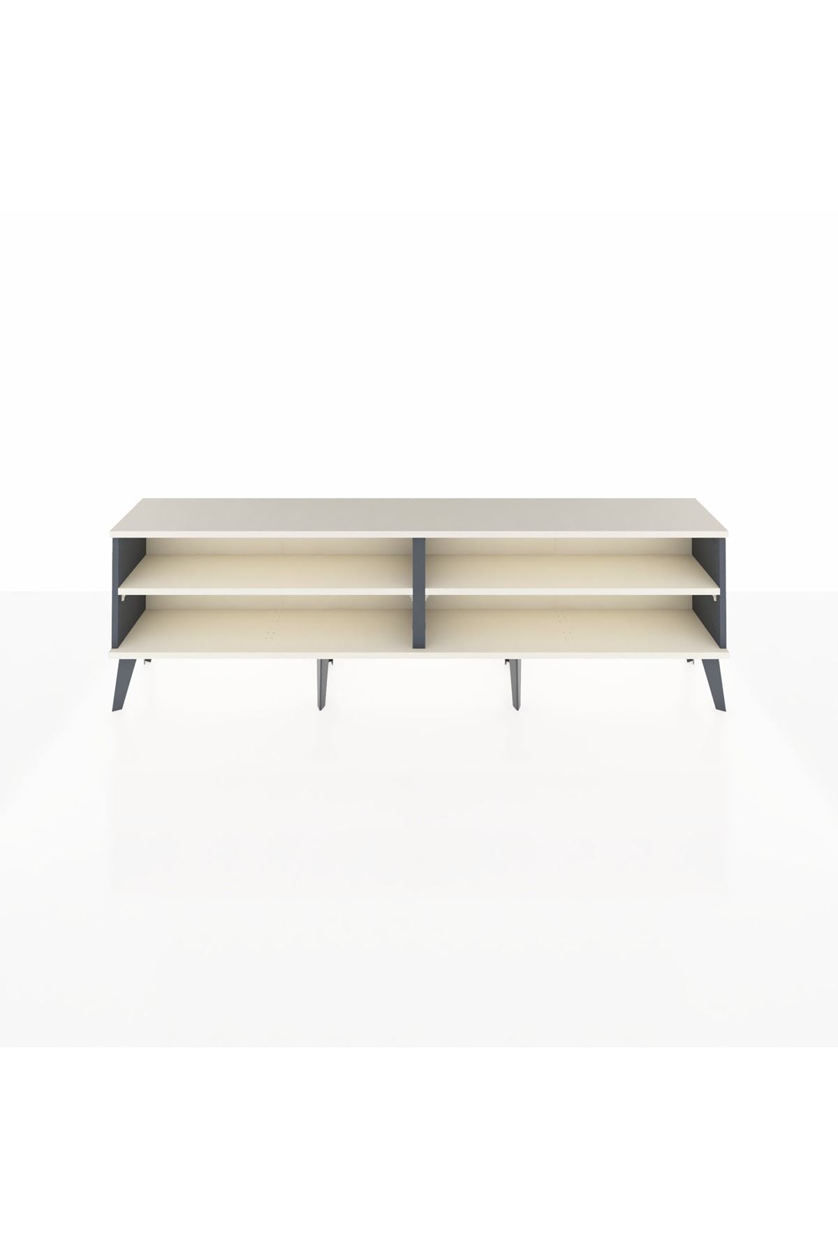 Arges TV Ünitesi 2 Raflı  176x30x51 Antrasit-Aytaşı/Aytaşı