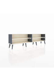 Arges TV Ünitesi 2 Raflı  176x30x51 Antrasit-Aytaşı/Aytaşı