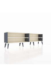 Arges TV Ünitesi 2 Raflı  176x30x51 Antrasit-Aytaşı/Aytaşı