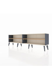 Arges TV Ünitesi 2 Raflı  176x30x51 Antrasit-Aytaşı/Çam