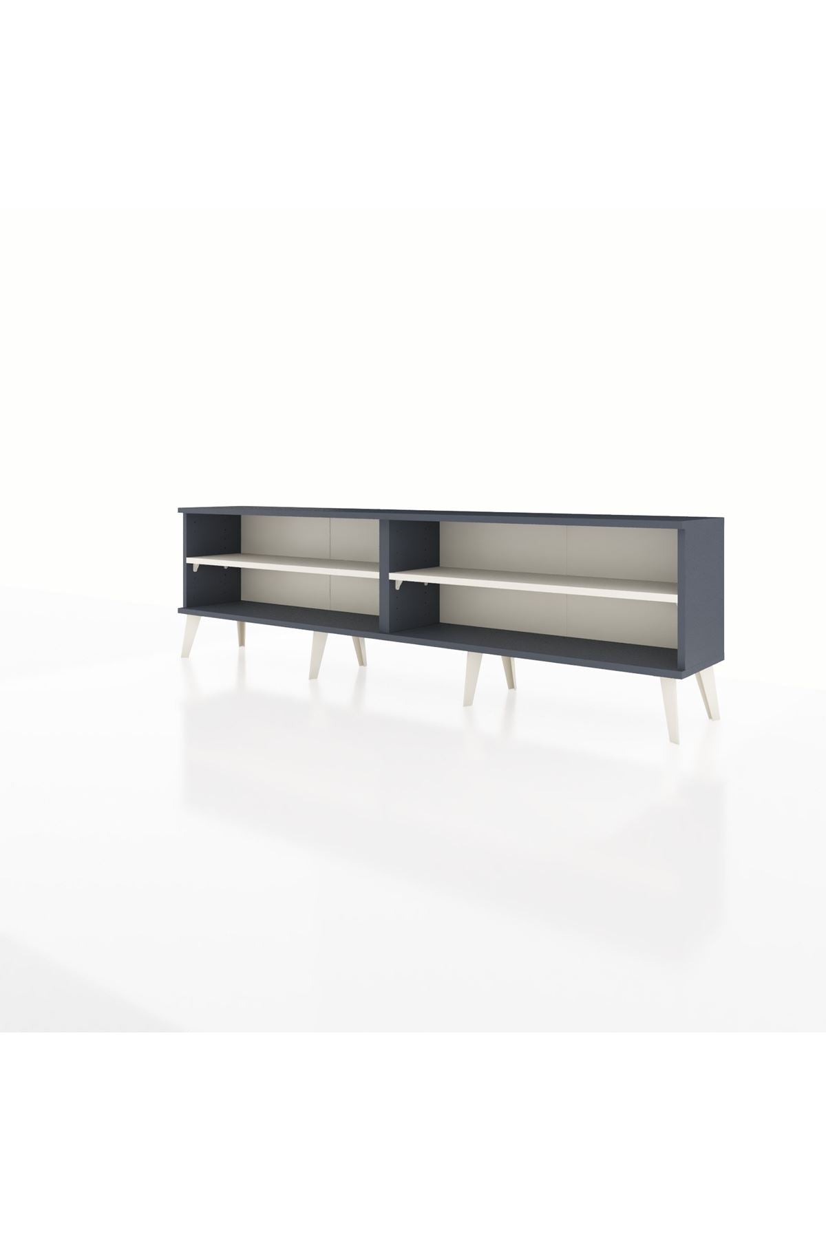 Arges TV Ünitesi 2 Raflı  176x30x51 Antrasit-Antrasit/Aytaşı