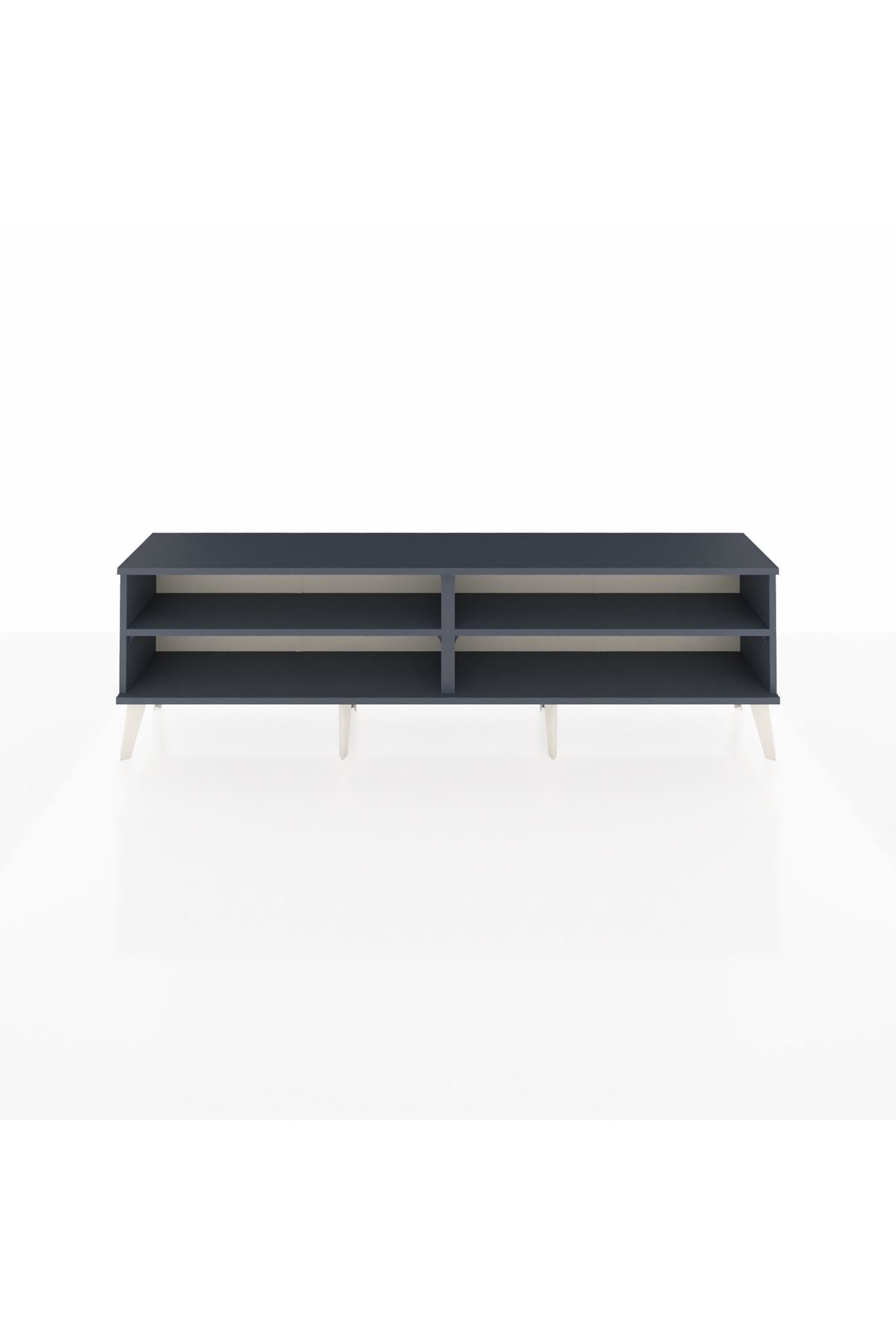 Arges TV Ünitesi 2 Raflı  176x30x51 Antrasit-Antrasit/Antrasit