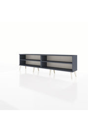 Arges TV Ünitesi 2 Raflı  176x30x51 Antrasit-Antrasit/Antrasit