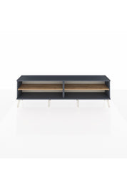 Arges TV Ünitesi 2 Raflı  176x30x51 Antrasit-Antrasit/Çam